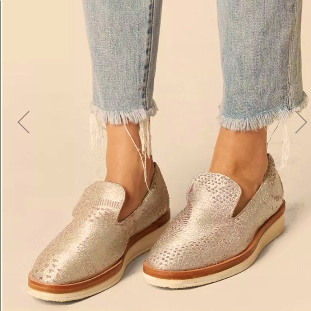 Free People Snake Eyes Leather Shoe